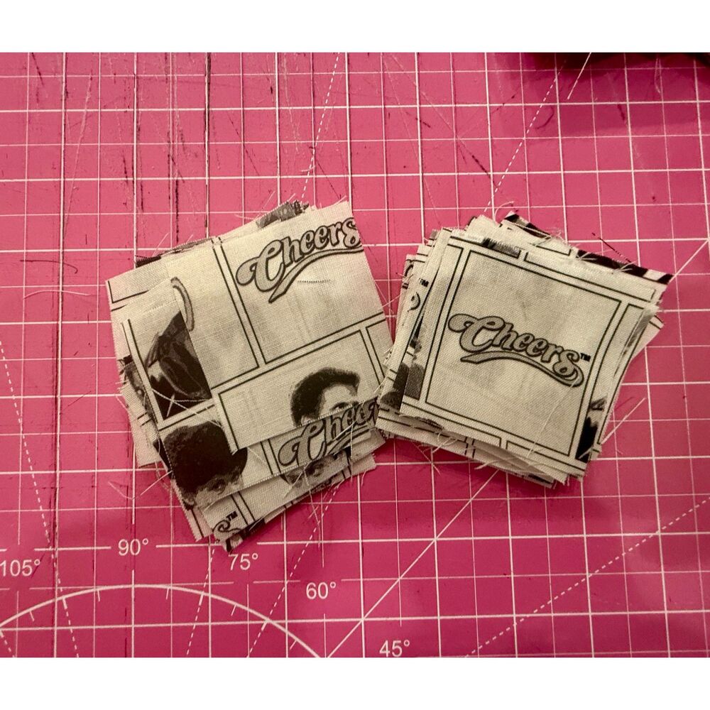 Mini Charm, 2.5x2.5in, 42 pk, Cheers Show Cotton Fabric for Sewing and Quilting